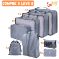 Kit de Bolsas Organizadoras á Prova D'água (+3 de Brinde) + Frete Grátis!