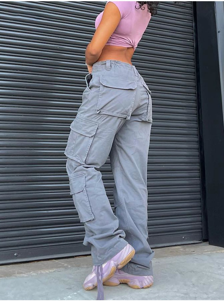 Calça Cargo Feminina Street Vintage Pants 2 em 1 (PROMOÇÃO EXCLUSIVA)