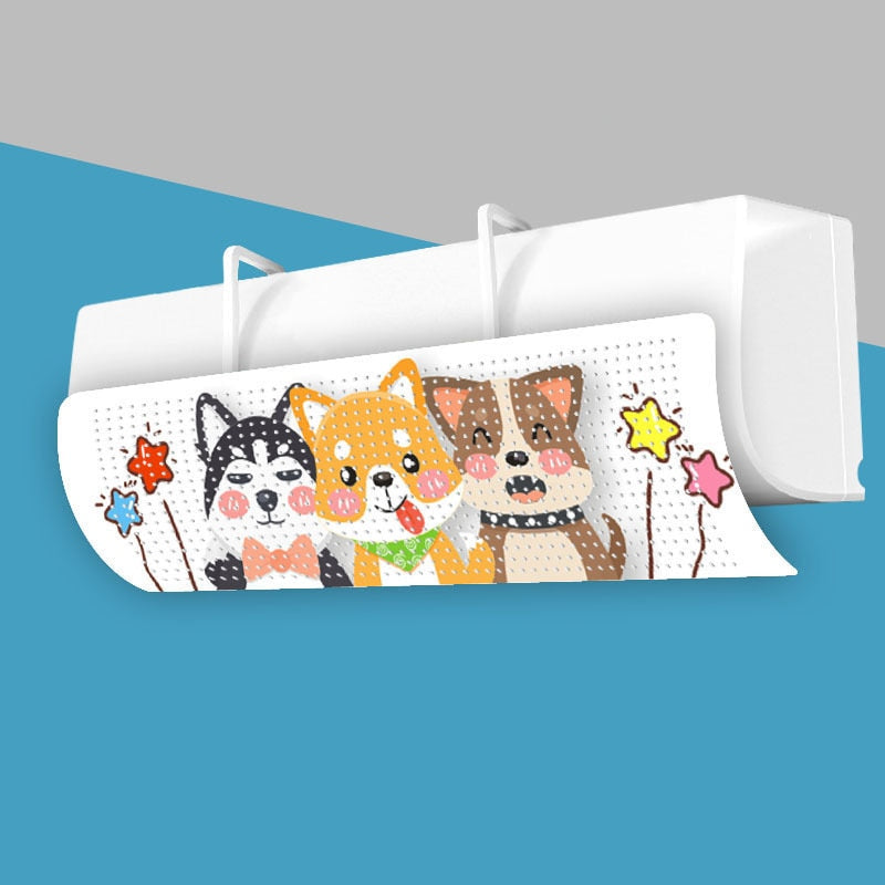 Defletor de Ar condicionado Personalizado com estampas Ajustavel - Nunca mais tenha alegias e irritações do seu Ar!