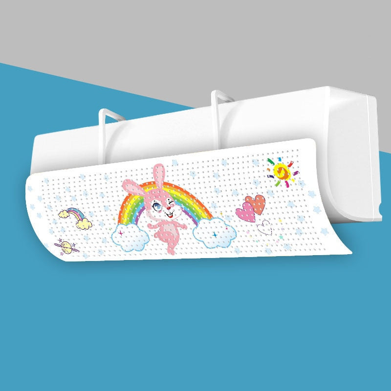 Defletor de Ar condicionado Personalizado com estampas Ajustavel - Nunca mais tenha alegias e irritações do seu Ar!